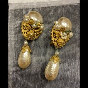 Miriam Haskell Vintage Earrings